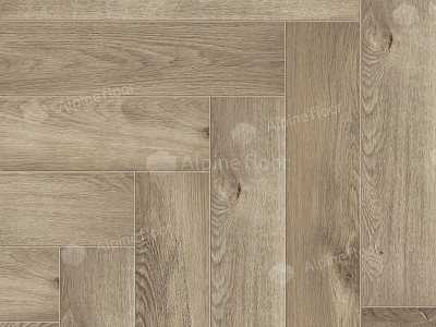 SPC ламинат Alpine Floor Parquet Premium  Дуб Натуральный Отбеленный